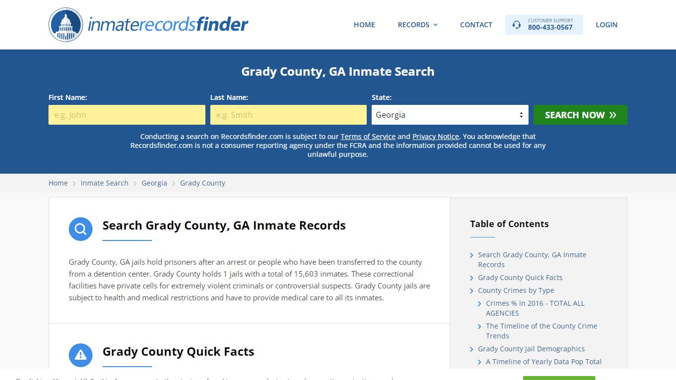 Grady County, GA Inmate Lookup & Jail Records Online